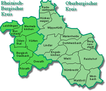 Die Region Rhein.Berg. und Oberberg